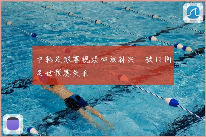 中韩足球赛视频回放孙兴慜破门国足世预赛失利
